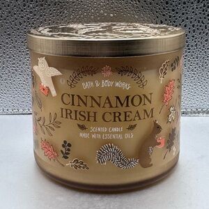 Bath & Body Works Cinnamon Irish Cream 3 Wick Candle